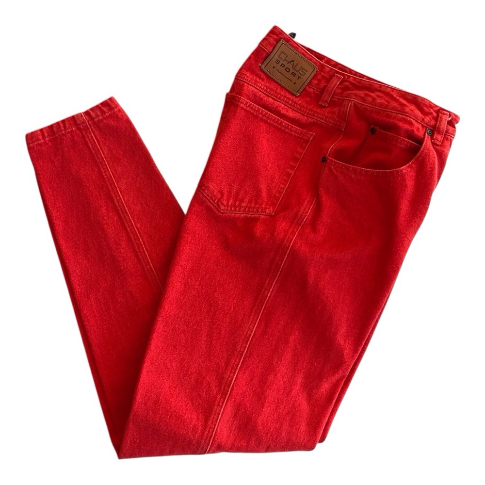 Vintage Women’s Levi's Vibrant Red Denim Pants